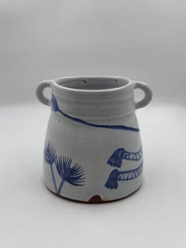 Oval Vase ‘Monkey in Pine Tree’