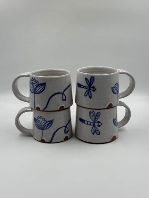 Large Mug ‘Dragonfly’ (sold individually)