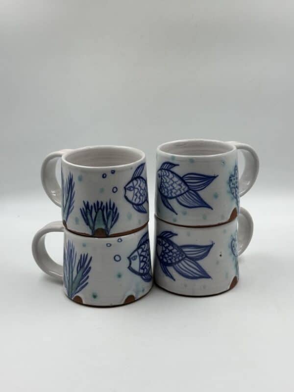 Large Mug ‘Fish and Algae’ (sold individually)