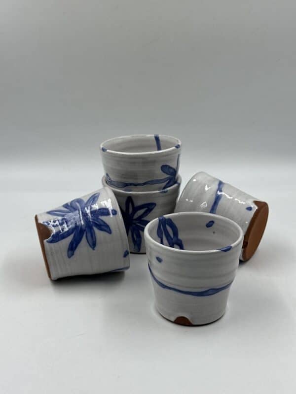 Set of 2 Small Tumblers ‘Flower’