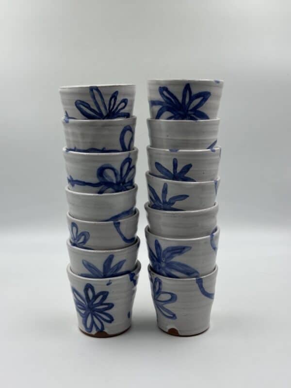 Set of 2 Small Tumblers ‘Flower’