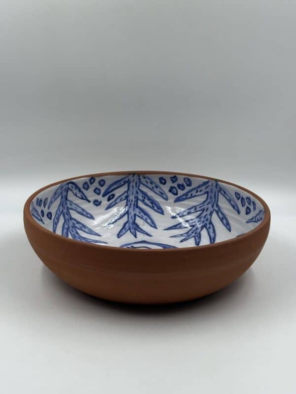 Large Serving Bowl ‘Owl in Pine Trees’ #12