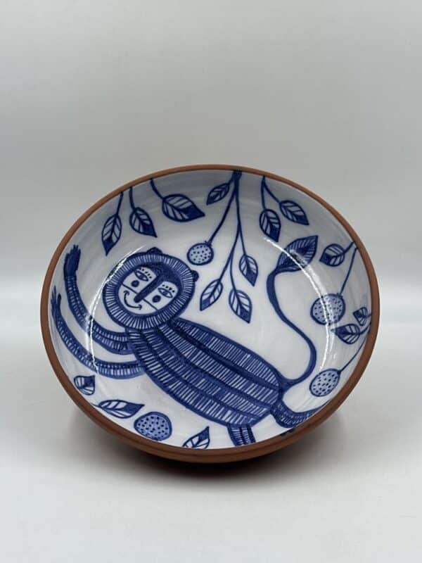 Large Serving Bowl ‘Monkey in Citrus Tree’ #13