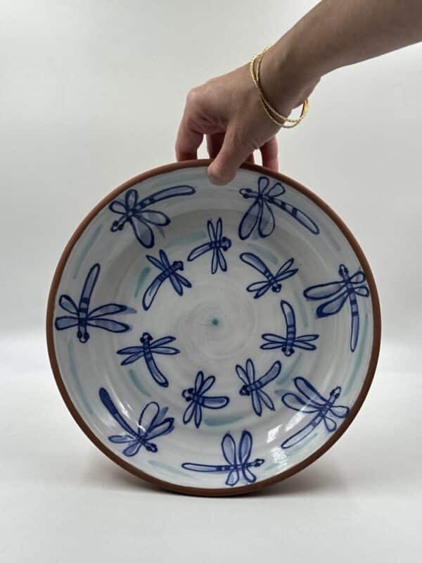 Large Serving Bowl ‘Ronde of Dragonflies’ #14