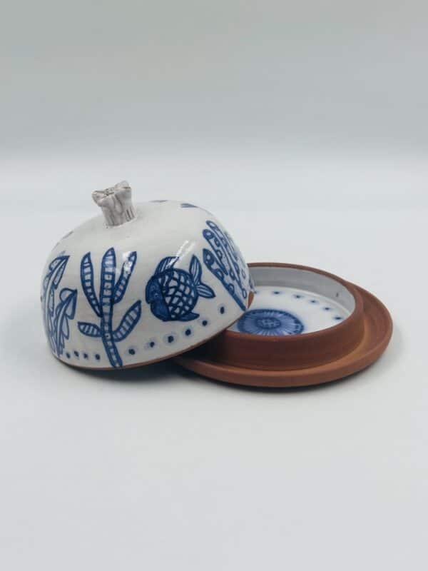Butter Dish ‘Blue Acqua Fish’ #7