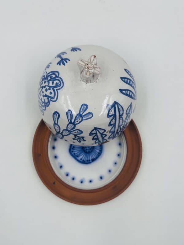 Butter Dish ‘Blue Acqua Fish’ #7