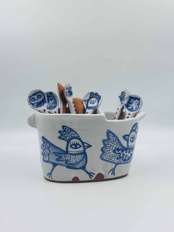 Cutlery Holder ‘Four Little Birds’ #1
