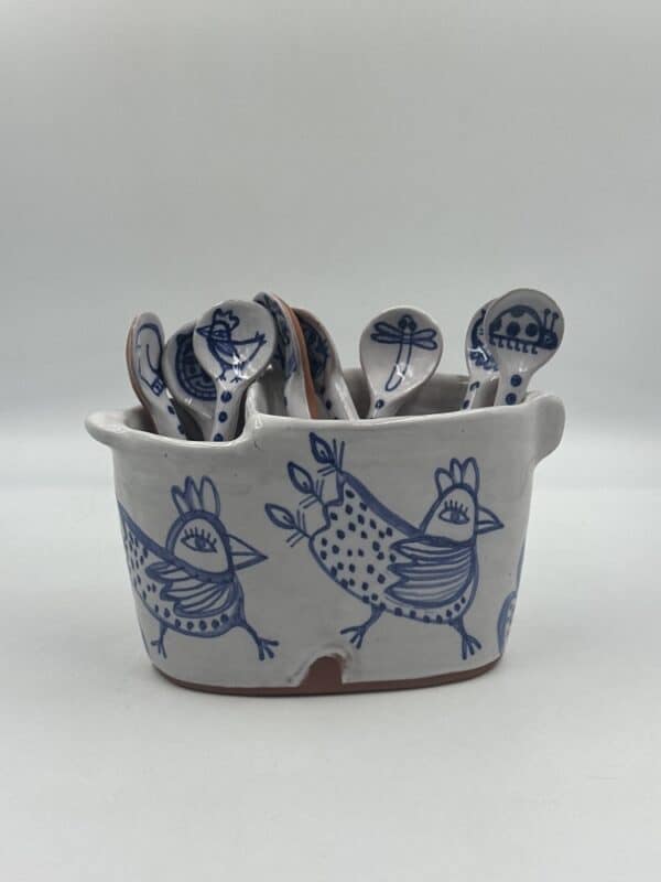 Cutlery Holder ‘One Big Bird and Two Small’ #12