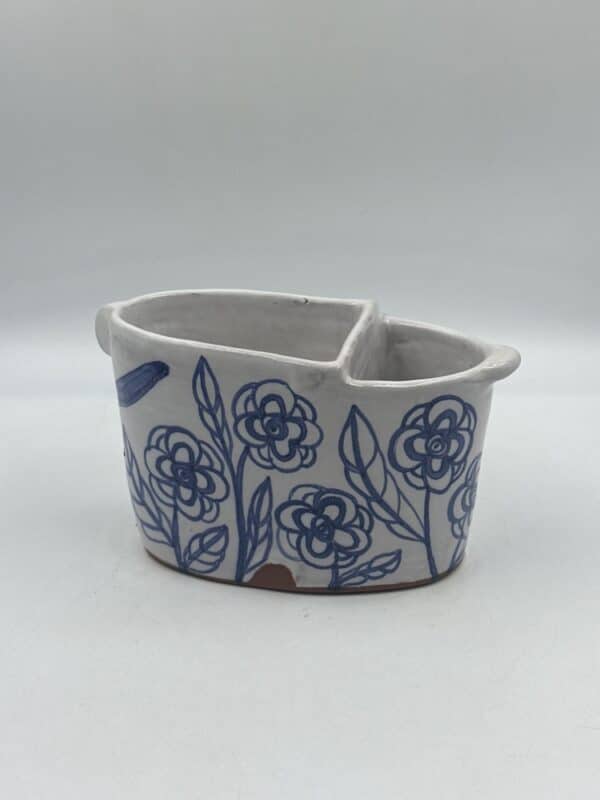 Cutlery Holder ‘Dog and Roses’ #15