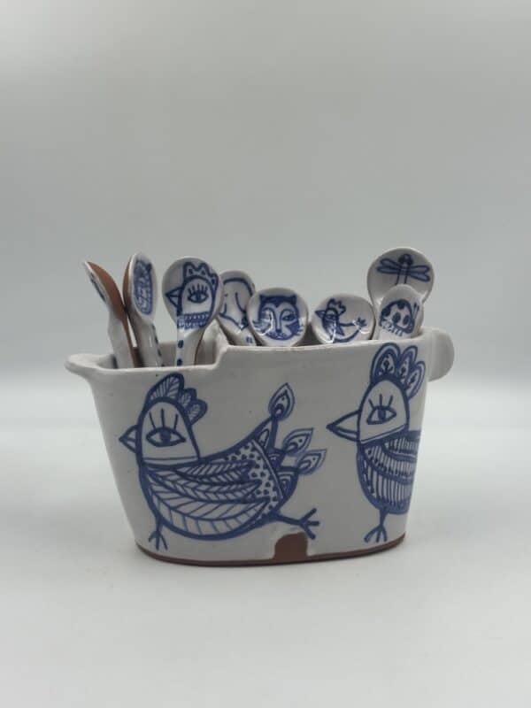 Cutlery Holder ‘Four Little Birds’ #3