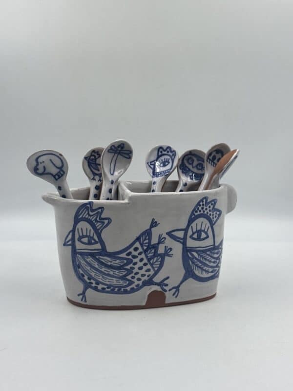 Cutlery Holder ‘Four Little Birds’ #9