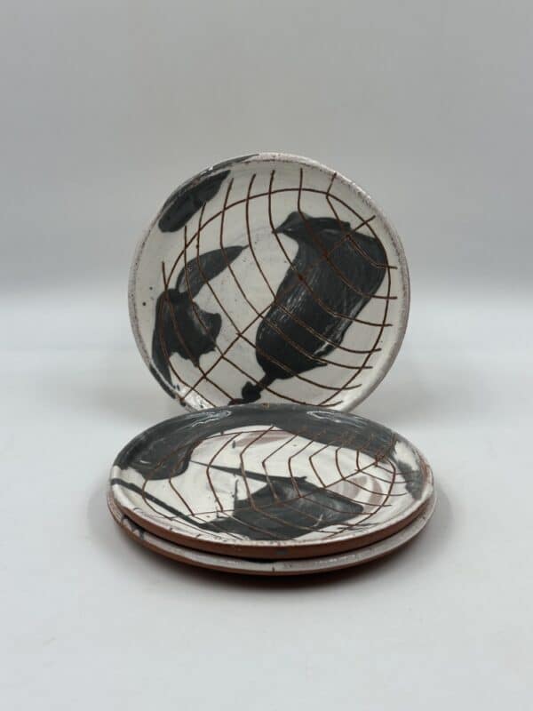 Dessert Plate ‘Black and White’ – assorted (sold individually)