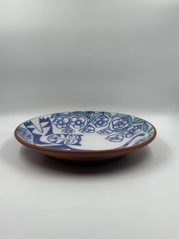 Wall Platter ‘Cat in Flowers’ #11