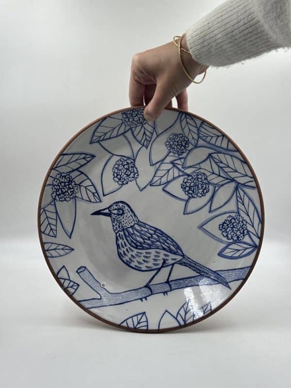 Large Platter ‘Bird of Kangra’ #14