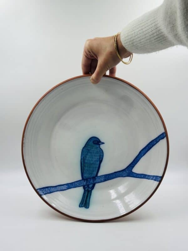 Wall Platter ‘Bird of Kangra’ #2