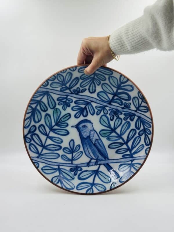 Wall Platter ‘Bird of Kangra’ #4