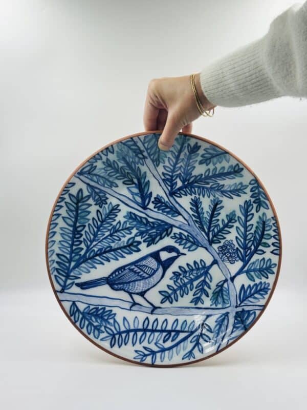 Wall Platter ‘Bird of Kangra’ #5