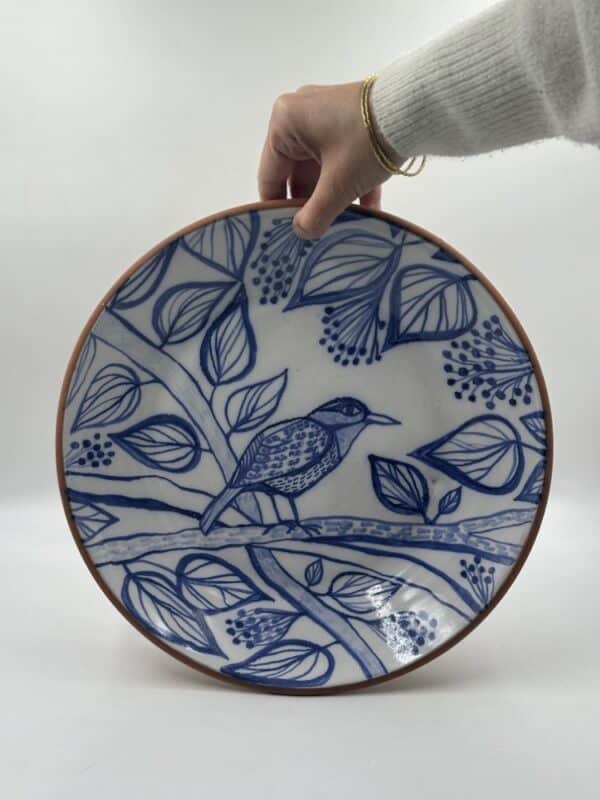 Wall Platter ‘Bird of Kangra’ #6