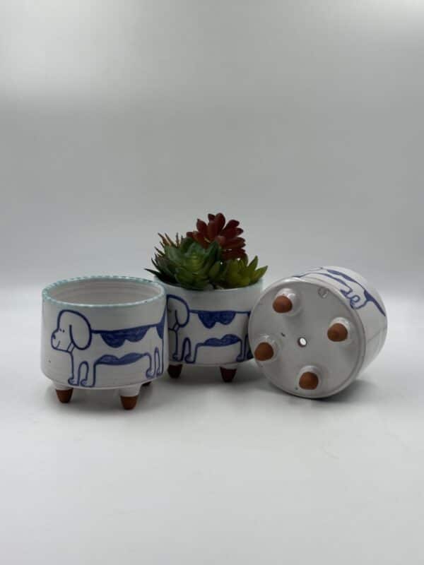 Plant Pot ‘Two Dogs’ #1 (sold individually)