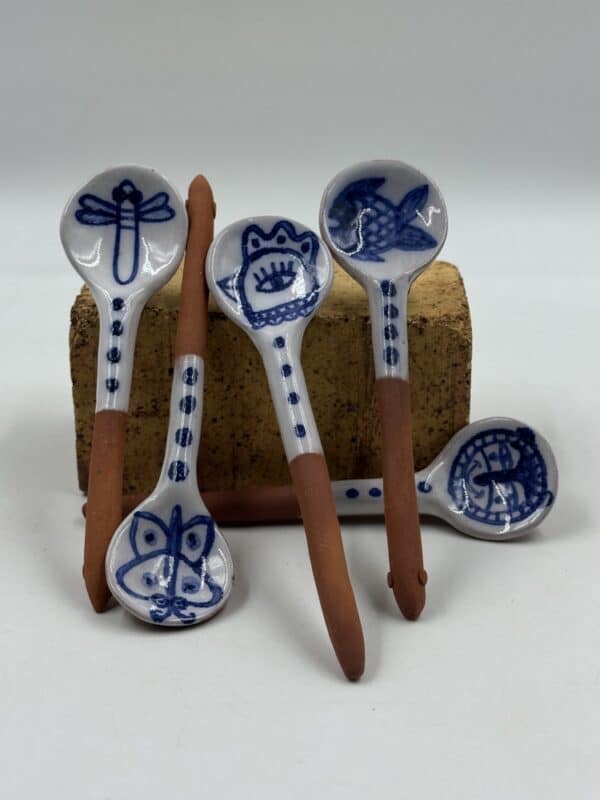 Set of 5 Spoons ‘Dragonfly and Friends’ #A